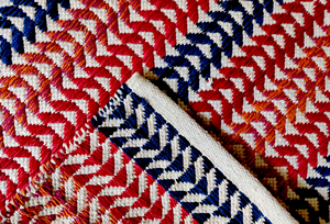 Juego de alfombras Jacquard Reversible de algodón indio hechas a mano, felpudos de PVC, alfombras de corredor, sala de estar, baño, abstracto, hecho a máquina - Product Image 4