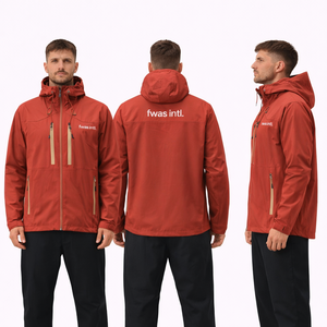 Veste coupe-vent personnalisée légère pour homme, imperméable, avec capuche et logo, coupe-vent pour activités de plein air, vestes pour homme B2B USA - Product Image 1