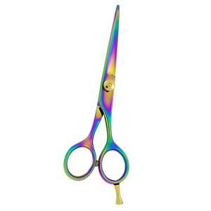 Ciseaux de coiffure professionnels PROSEE en acier inoxydable 440C, lame tranchante, 32 dents, manche moyen, pour droitiers - Product Image 6