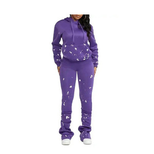 Conjunto Deportivo de Alta Calidad 100% Algodón para Mujer, Estilo Oversize, Personalizable con Logotipo, Ropa Deportiva Urbana - Product Image 5