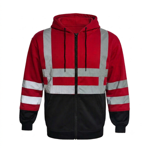 Ropa Protectora, Chaqueta Cálida Estilo Sudadera con Capucha para Hombre, en Amarillo, Naranja, Azul y Rojo, Mangas Largas, Resistente al Frío, para Exteriores - Product Image 2