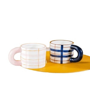 Hand Painted Ceramic <b>Cup</b> with Unique Designs for Boutique Homeware and Artisan Markets Ceramic <b>Cups</b> - Product Image 1