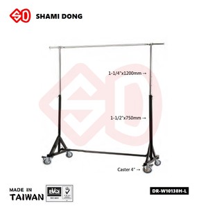 DR-107H-L-estante de ropa de Taiwán, Exhibidor de ropa, estante de tela - Product Image 2