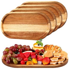 Classic Wooden Serving Tray With Smooth Surface <b>For</b> Dining <b>Table</b> Ottoman Coffee <b>Table</b> And Entertaining - Product Image 6
