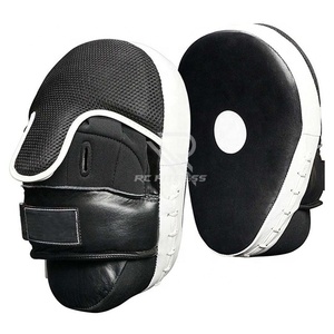 Guantes de cuero al por mayor para kickboxing, Sanda, Muay Thai, boxeo, entrenamiento, manoplas de enfoque, almohadillas transpirables y duraderas - Product Image 6