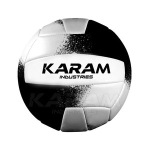 Ballons de volley en cuir de haute qualité, dernier design, vente en gros, service OEM, légers, durables, écologiques, fabriqués au Pakistan - Product Image 6