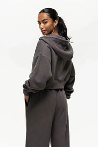 Ensemble deux pièces pour femme, survêtement de sport, jogging, sweat-shirt et pantalon de survêtement respirant, pull-over - Product Image 3