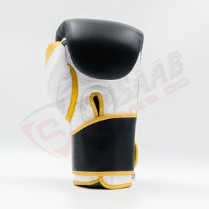 Shined-Leather Gloves Fighting-Winning Factory Cheap-Priced Blanked Leather Boxing Gloves Martial Arts Punching Bags Headguards - Product Image 6