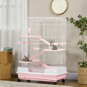 Recinto per Animali Domestici XXL in Acciaio Inox, Gabbia Grande per Allevamento Conigli con Imballaggio in Scatola, Nessun Spedizione nei Fine Settimana - Product Image 1