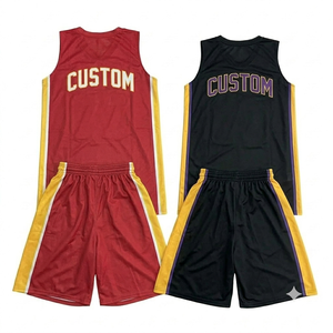 Sportswear Custom Basketball jersey Set <b>Men</b> Youth lightweight team wear apparel Quick Dry Breathable Personalized Name Number - Product Image 2