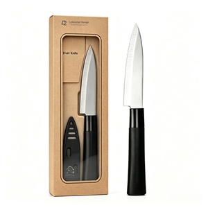 Cuchillo de Cocina Multiusos de Acero Inoxidable, Cuchillo para Pelar y Descorazonar Ultra Afilado, Diseño Ambidiestro de Plástico, OEM/ODM - Product Image 1