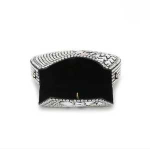 <b>Silver</b> Plated Zinc Alloy <b>Clutch</b> Bag With Rhinestone Embellishment Irregular Shape Fashion Handbag - Product Image 3