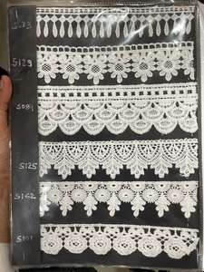 Encaje GPO de diseñador elaborado con trabajo detallado de hilo, ideal para la fabricación de prendas y uso en la moda boutique. - Product Image 3