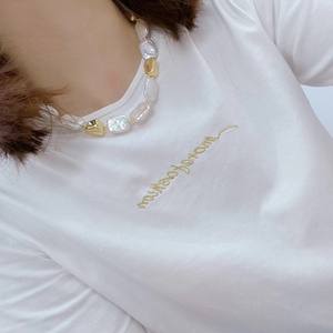 สร้อยคอรูปกังหันลมยอดนิยมบนอินเทอร์เน็ต ดีไซน์เฉพาะตัว พร้อมจี้ไข่มุกน้ำจืดใหม่ ดีไซน์อเนกประสงค์ - Product Image 4