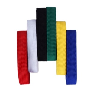 Ceinture articulée avec broderies personnalisées pour homme, accessoire d'arts martiaux et karaté, disponible dans toutes les tailles, plusieurs couleurs, livraison gratuite - Product Image 1