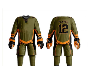 Uniforme de hockey sobre hielo para hombre de buena calidad, totalmente personalizado, muy vendido, uniforme de hockey sobre hielo para hombre de alta calidad y última tendencia. - Product Image 3