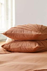 Parure de lit 3 pièces en coton 100% 300TC, écologique, luxe rustique, marron, style indien fait main, douce et classique pour la maison - Product Image 3