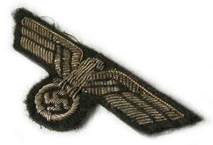 Aigle en fil d'or, aigle brodé en fil d'or, aigle en fil d'or doré, broderie en fil d'argent, aigle en fil d'or pour poitrine, aigle en fil d'or pour manche - Product Image 2