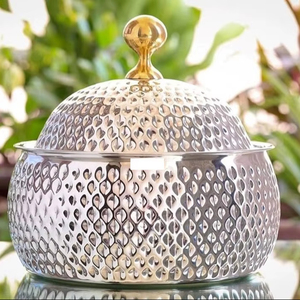 Casserole en métal pour repas en famille, idéale pour les rencontres familiales, favorisant un flux de table équilibré et un service facile, type Hot Pot - Product Image 1