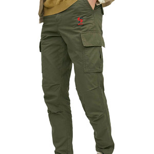 กางเกงคาร์โก้ผู้ชาย Solid Trader Essential Outdoor Gear ผ้าฝ้ายระบายอากาศดีเยี่ยม กระเป๋าปิดแบบแน่นหนา ดีไซน์เหนือกาลเวลา - Product Image 1