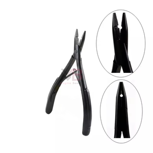 Últimas Pinzas de Acero Inoxidable Negro para Extensiones de Cabello, Herramientas Multifuncionales para Extensiones de Cabello - Product Image 2