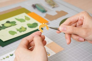 [4] ลมปินเนอร์ 3D ตุ๊กตาปริศนาไดโนเสาร์โลกกระดาษรุ่นขนาดเล็ก DIY Kit - Product Image 6