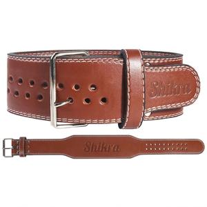 OEM Leather Fitness Belt Weightlifting Power Belt Adjustable Gym <b>Training</b> Support Belt Fitness Safety - Product Image 2