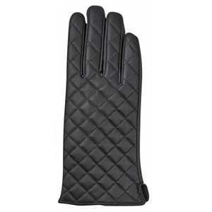 Gants d'hiver pour femmes en cuir pleine fleur, respirants, style uni, marque Emmanuelle Dilshad, tailles personnalisées, disponibles pour un usage quotidien - Product Image 2