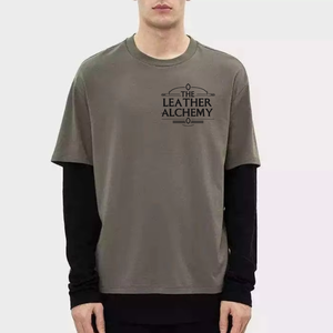 เสื้อยืดแขนยาวผู้ชายคุณภาพสูง ผ้าฝ้ายนุ่ม ทรงปกติ สไตล์ลำลอง แฟชั่นแนวสตรีท ใส่ได้ทุกวัน - Product Image 1