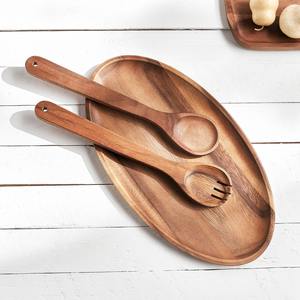 Ensemble de vaisselle moderne en bois pour la restauration, assiettes et plats en bois, vente en gros - Product Image 5