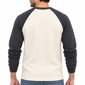 Men’s <b>Long</b> <b>Sleeve</b> <b>Raglan</b> <b>Long</b> <b>Sleeve</b> <b>T</b>-<b>Shirt</b> Contrast <b>Sleeve</b> classic crew neck comfortable everyday style wholesale <b>T</b> <b>Shirt</b> - Product Image 2