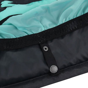 Veste matelassée à capuche rouge pour homme BRUIT INDUSTRIES, fermeture éclair écologique, imperméable, 100% polyester, rembourrage en fibres, 220g, hiver - Product Image 3