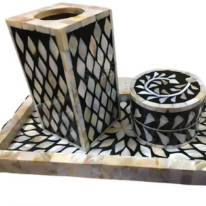 Brûleur à Bakhoor pour porte-encens en nacre et os – Meilleure qualité – Décoration d'intérieur – Bakhoor naturel incrusté de nacre - Product Image 1