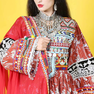 Robe longue en dentelle afghane Banjara, style tribal ethnique vintage traditionnel, de haute qualité, décontractée, au design unique et élégant - Product Image 6