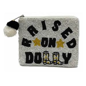 New Arrival Beaded Coin <b>Purse</b> with Top Zipper Closure <b>Small</b> Pouch for Key Cash & Card Multipurpose Use Girl & <b>Women</b> Gift Pouch - Product Image 2