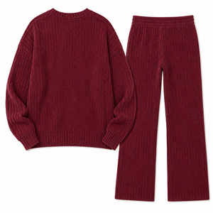 <b>Women</b> <b>Velour</b> Lounge <b>Tracksuit</b> With Smooth Jacket And Matching Pants For Travel Days Home Comfort And Boutique Collections - Product Image 6