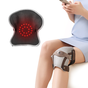 Masseur électronique sans fil pour genoux 100% original du fabricant, avec chaleur et vibrations pour soulager la douleur - Product Image 1