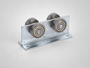 Conjunto de herrajes para ruedas de puertas correderas de primera calidad con soporte metálico reforzado y estructura resistente a la corrosión para un funcionamiento fiable y suave. - Product Image 2