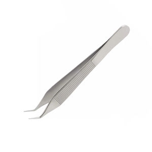 Pinzas Adson Quirúrgicas Curvas Dentadas de Precisión, Agarre Manual, Acero Inoxidable de Alta Calidad, Certificación CE, Venta al por Mayor - Product Image 3