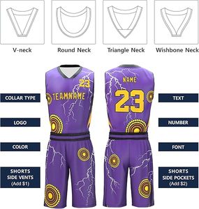 Uniforme de Baloncesto Personalizado al por Mayor con su Propio Diseño, Uniforme de Baloncesto Reversible Personalizado - Product Image 3