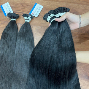 ผมต่อแบบ I-Tip เวียดนามแท้ เกรดพรีเมียม  จัดเรียงเกล็ดผม  ขายส่ง สีธรรมชาติ - Product Image 5