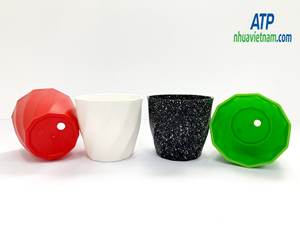 Meilleures ventes Pot pour la décoration de la maison et du jardin Pot de fleurs de table en plastique de haute qualité - Product Image 2