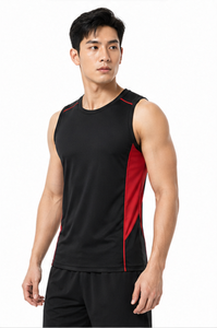 Camiseta sin mangas de punto transpirable de alta calidad, ecológica, de secado rápido, informal, para hombre, estilo hip hop, a la moda, nueva, al por mayor - Product Image 6