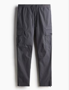 Pantalones Jogger Cargo de Sarga de Algodón para Hombre, de Alta Calidad, Transpirables, Informales, a la Moda, con Logotipo Personalizado - Product Image 4