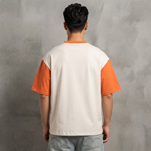 OEM Streetwear 100% Cotton Premium Quality Custom Logo Digital Printed <b>Cool</b> <b>Men's</b> <b>T</b>-<b>Shirts</b> 2-Tone Baggy Hip Hop Breathable - Product Image 2