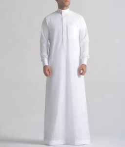 Jubbah al por Mayor con Logotipo Personalizado, Ropa Islámica de Alta Calidad, Nuevo Estilo, Thobe Árabe Saudí para Hombres Musulmanes - Product Image 4