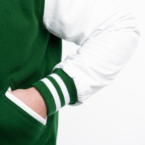 Best Quality Luxury XL Wool Varsity Jackets for <b>Men</b> Unique Vintage Design Stand Finished Winter Hooded Canvas Fabric Pattern ODM - Product Image 4