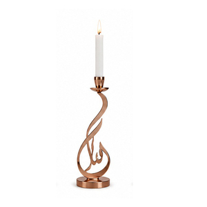 เชิงเทียนเหล็กสีดำลายพระจันทร์เสี้ยวสำหรับตกแต่งบ้าน - Product Image 3