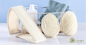 Eco-Friendly Natural Loofah Body Scrubber for Deep <b>Exfoliating</b> Skin Care - Product Image 6