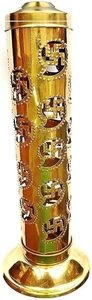 Bruciatore d'Incenso in Ottone Fatto a Mano con Design a Swastika, per Uso Religioso, Decorativo per Tutte le Stagioni - Product Image 3